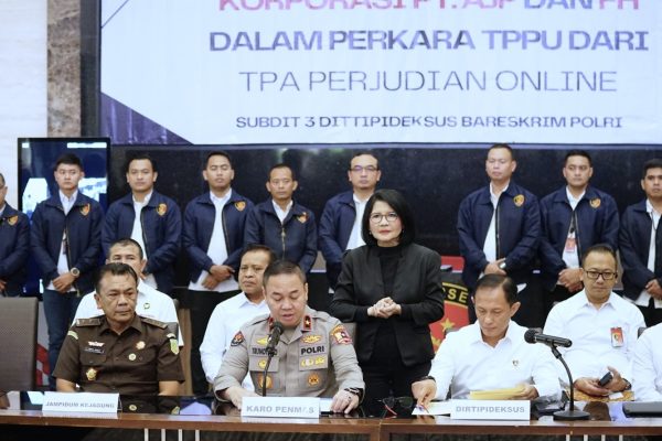 Polri Tetapkan PT AJP dan FH Sebagai Tersangka TPPU Judi Online, Sita Uang Rp 103,27 Miliar
