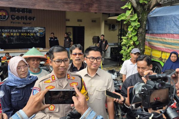 Polres Ngawi Amankan Tersangka Curanmor Modus Badut Keliling